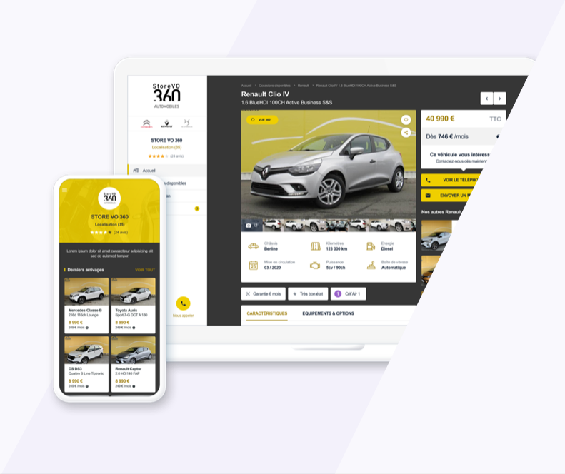 Un mini site vitrine à vos couleurs